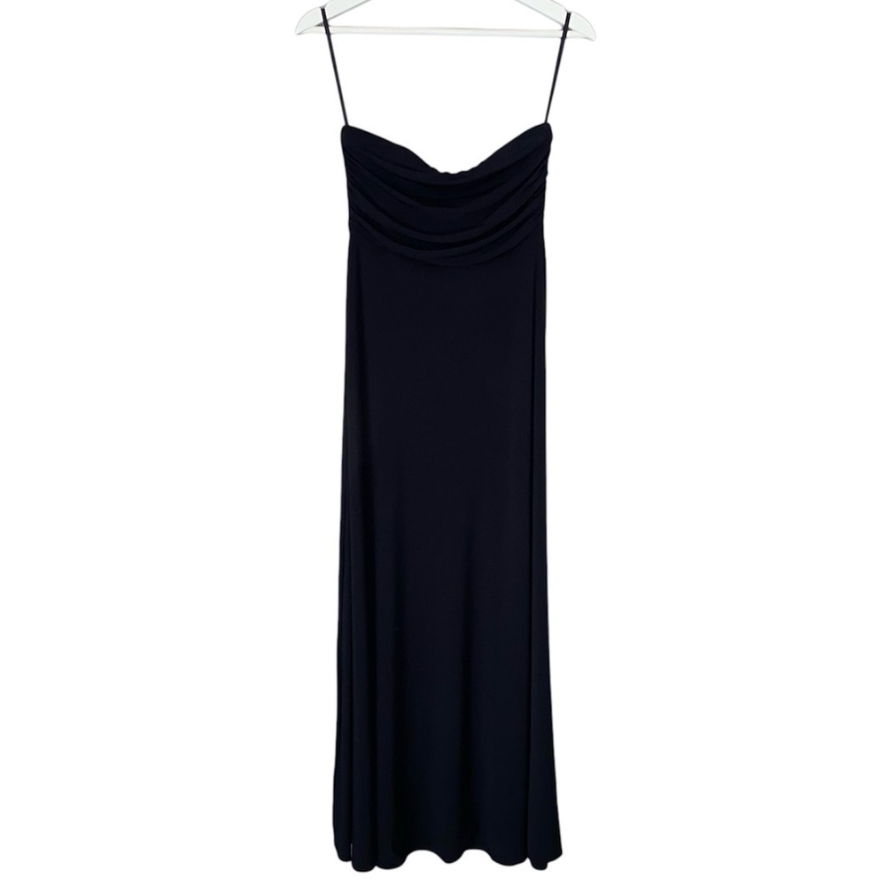 banana republic black strapless dress Factory Maxi Ruche Top Women Size S Colour:Grey + Marble White AIAGENT_FAUXLEATHER Draya Michele Slays In on design